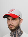 Бейсболка 47 BRAND арт. H-MUNSN05WHS-GY Detroit Red Wings NHL (серый / красный)